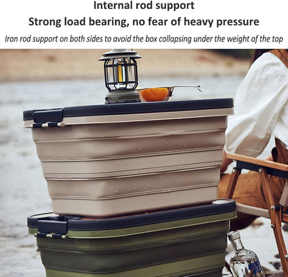 Portable Folding Storage Box for Camping Supplies