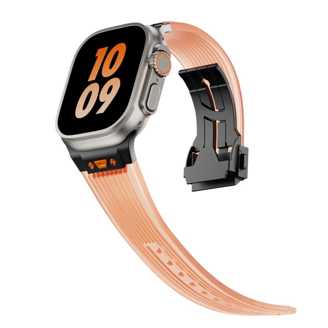 Transparent Soft Apple Watch Silicone Strap