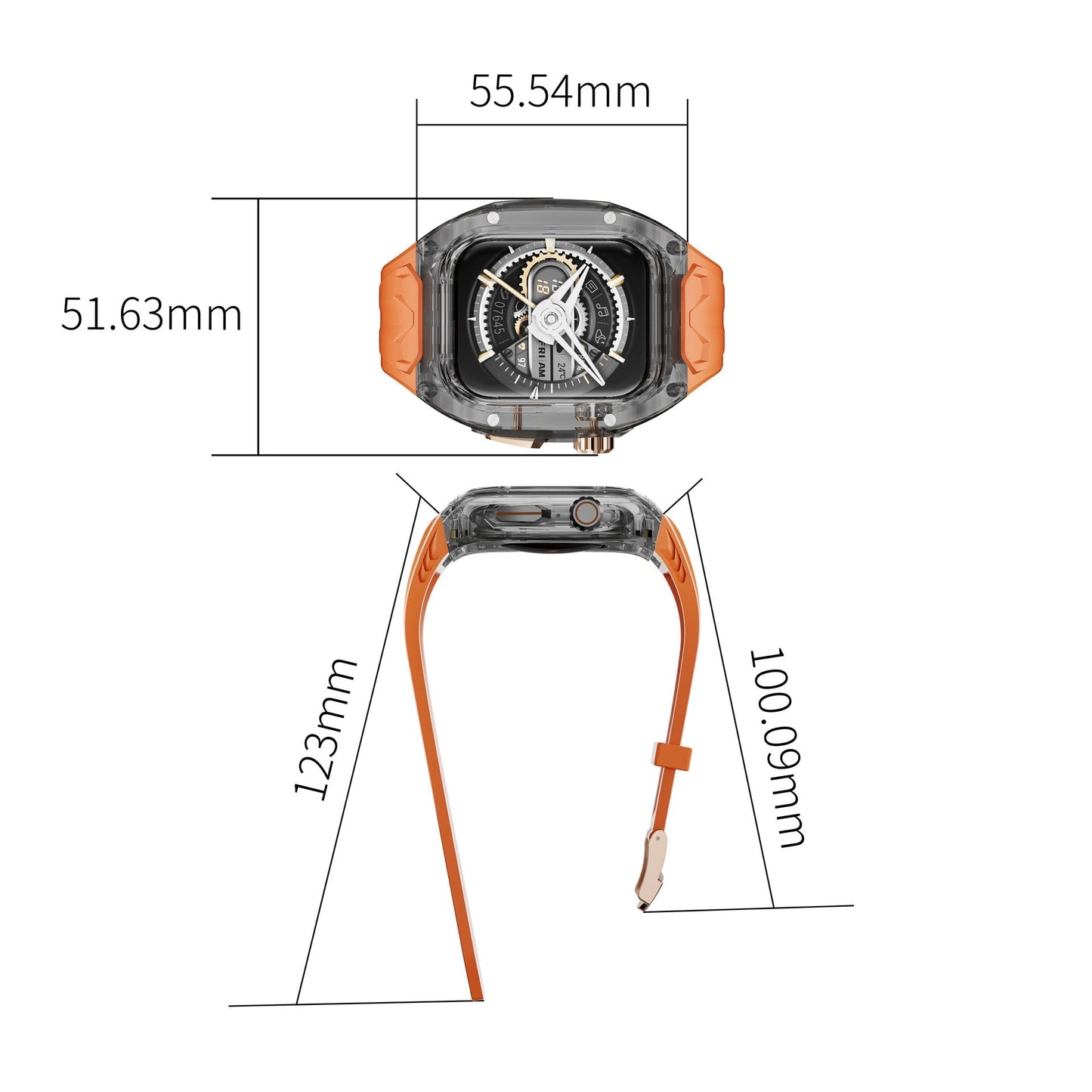 Clear Protective Apple Watch Cover