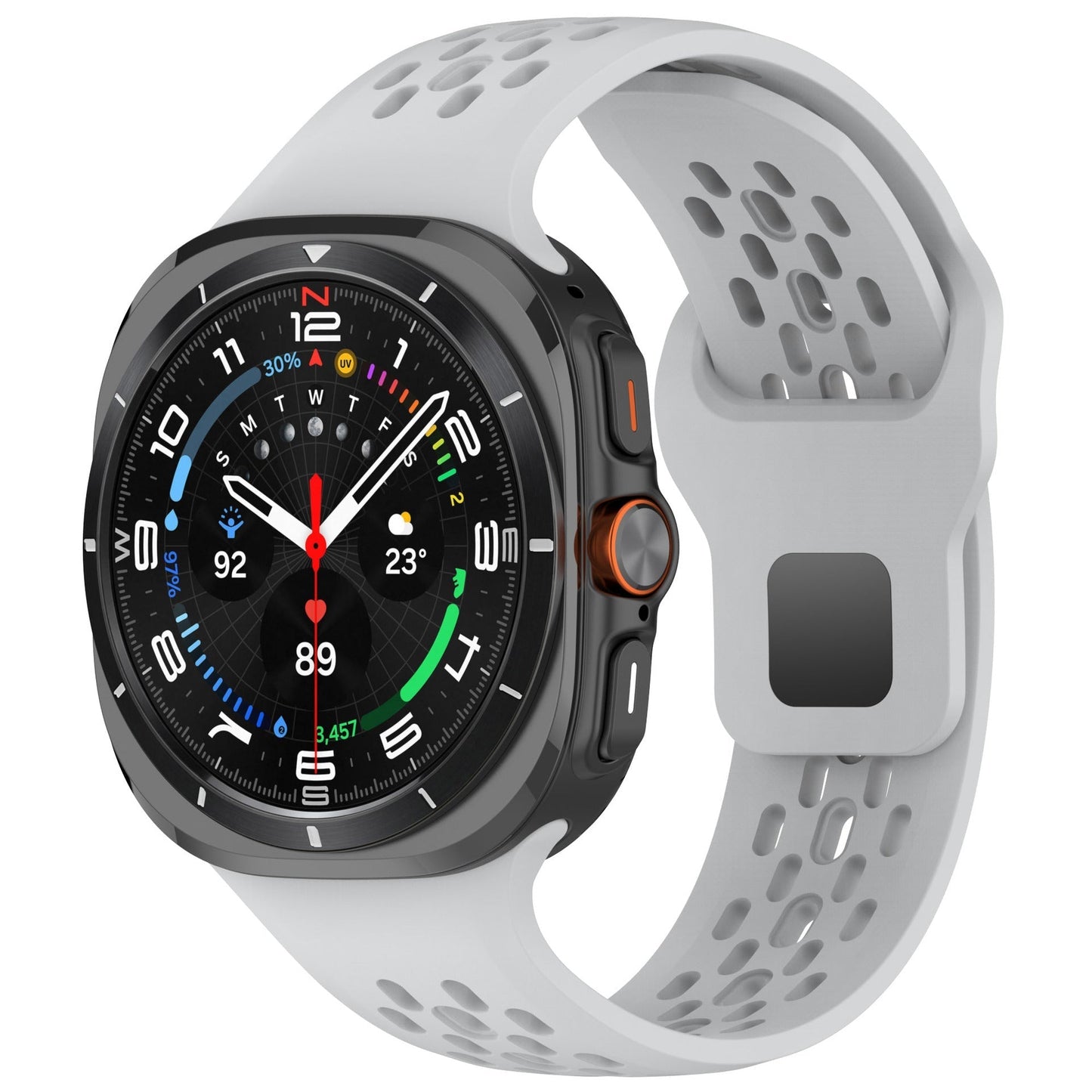 Comfortable Soft Silicone Band For Galaxy Watch 7 Ultra 47mm