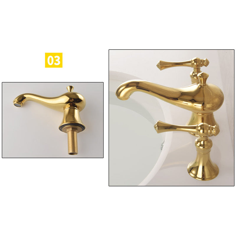 Classic 3-Hole Widespread Bathroom Sink Faucet