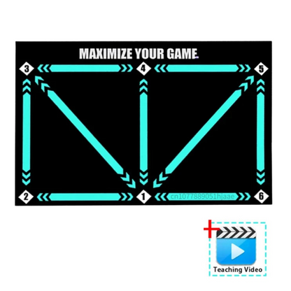 Pro Football Training Mat Set With Online Coaching Videos