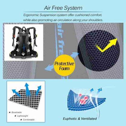 Waterproof 40L Outdoor Trekking Backpack With Extra Compartments