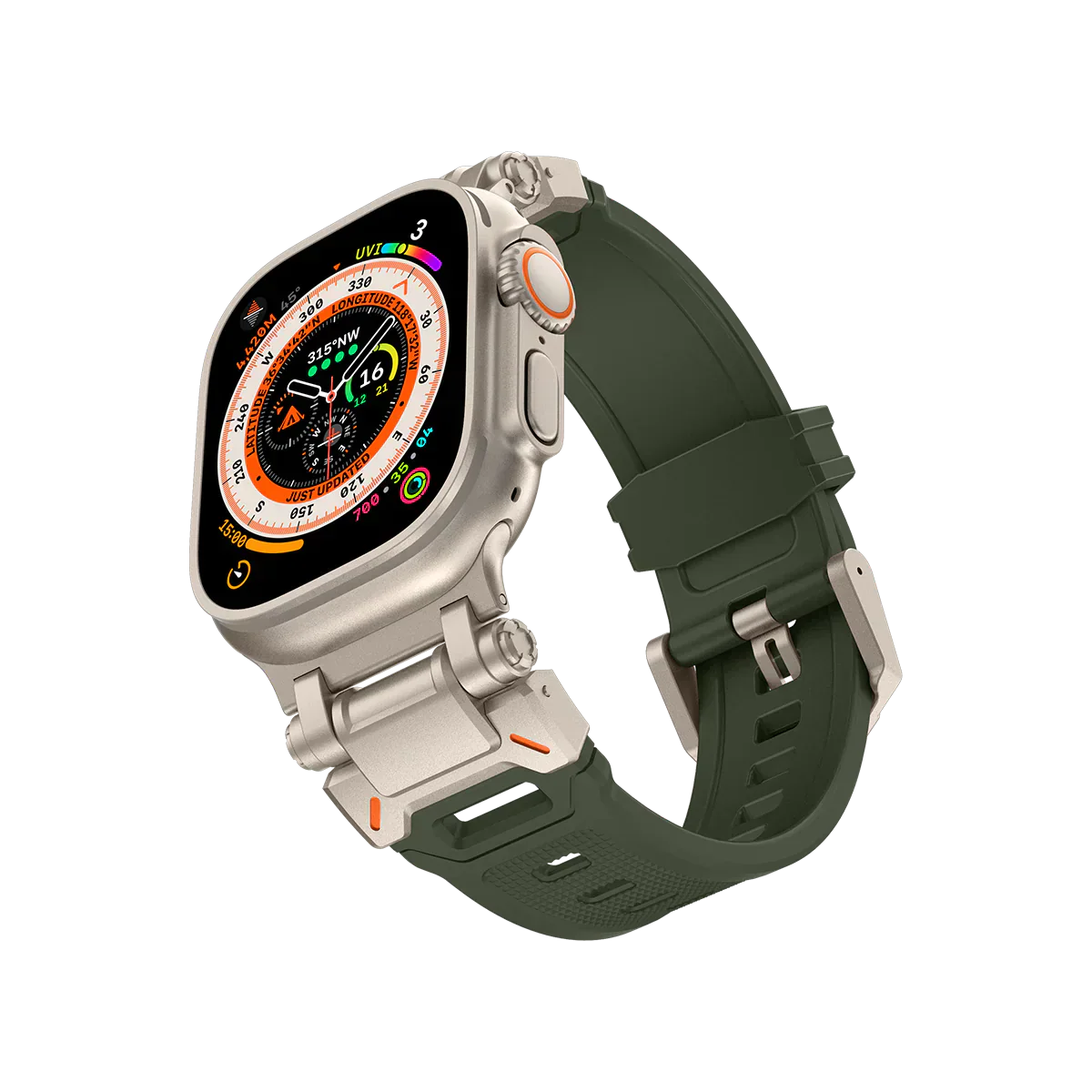 Durable Silicone Strap for Apple Watch