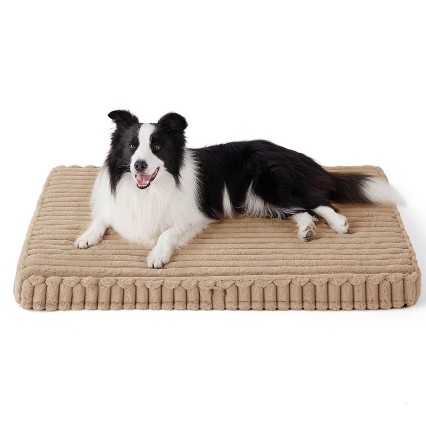 Plush Fake Fur Pet Mattress Comfortable Cozy Support Bed