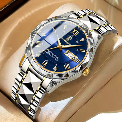 Waterproof Premium Men's Watch with Glow in Dark Feature