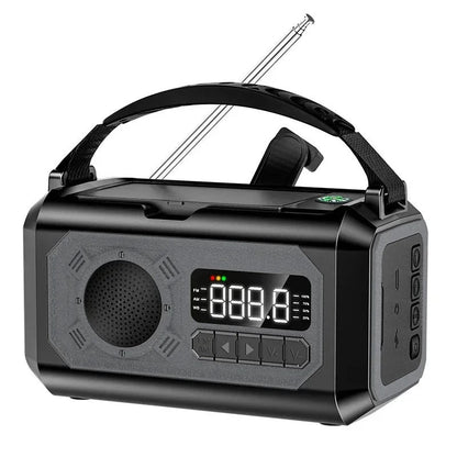 Portable Power Emergency Radio With Hand Crank NOAA