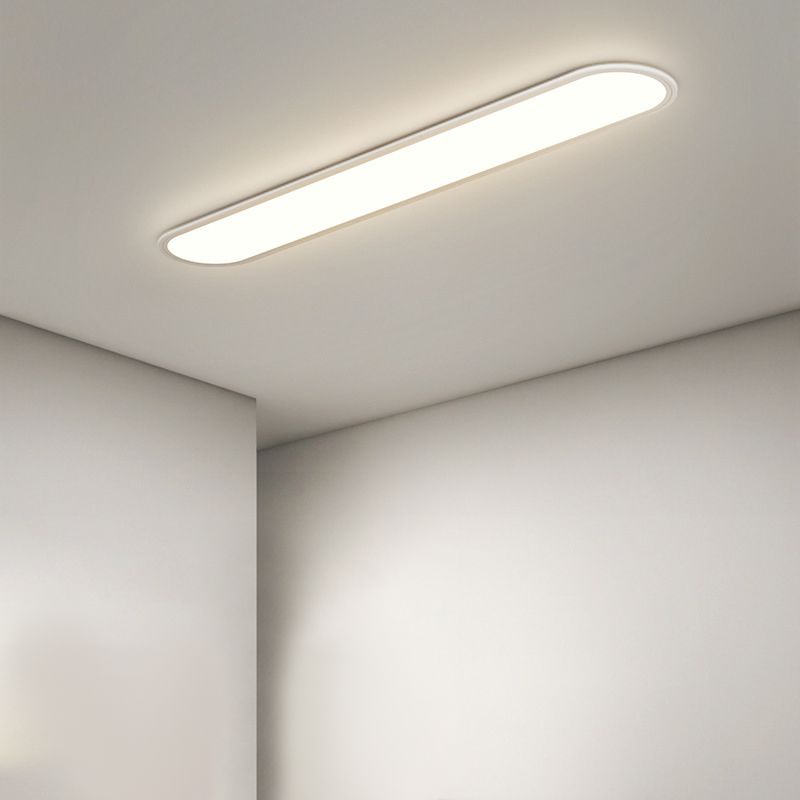 Elegant Slim Oval Ceiling Light Fixture