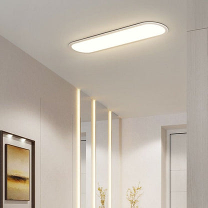 Elegant Slim Oval Ceiling Light Fixture