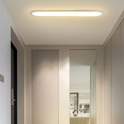 Elegant Slim Oval Ceiling Light Fixture