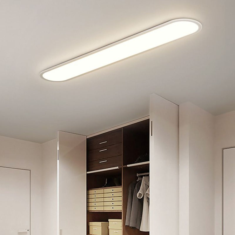 Elegant Slim Oval Ceiling Light Fixture