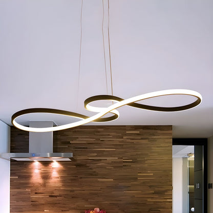 Sleek Metal Pendant Ceiling Light Fixture