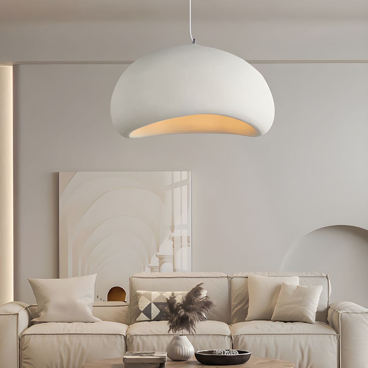 Flexible Bright Wabi Sabi LED Hanging Light