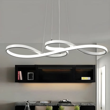Sleek Metal Pendant Ceiling Light Fixture