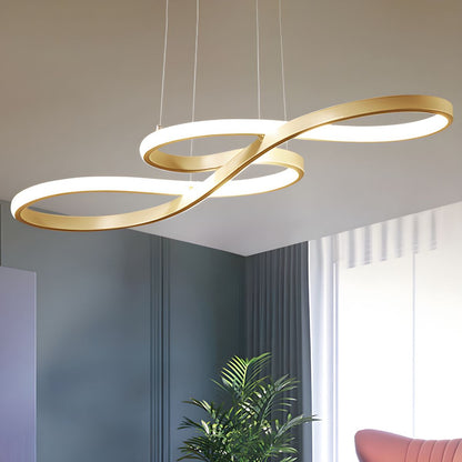 Sleek Metal Pendant Ceiling Light Fixture