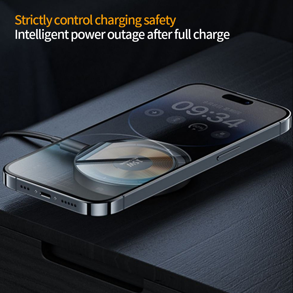 Compact Fast Wireless Charging Phone Stand
