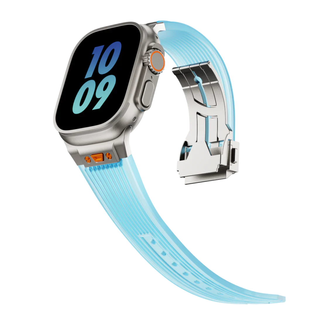 Transparent Soft Apple Watch Silicone Strap