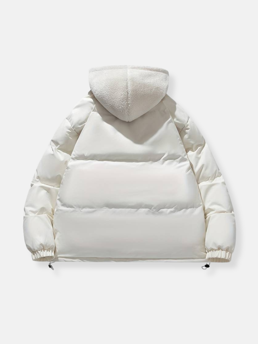 Warm Women's Down Filled Hooded Puffer Jacket
