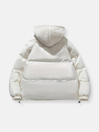 Warm Women's Down Filled Hooded Puffer Jacket