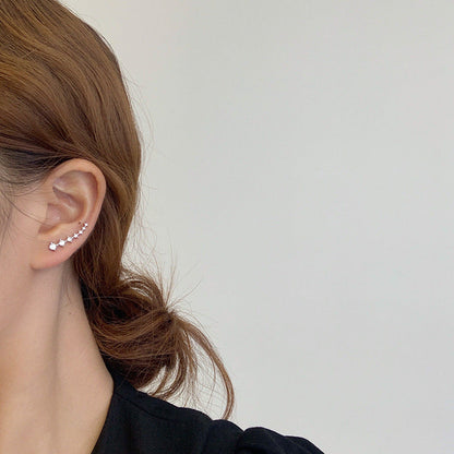 Sparkling Diamond Stud Earrings