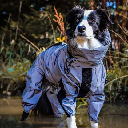 Waterproof Dog Rain Jacket With Leg Covers