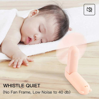Portable 3 In 1 Mini Fan With LED Light And USB