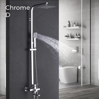 Luxury Rain Shower Head With Handheld Sprayer Easy Fit