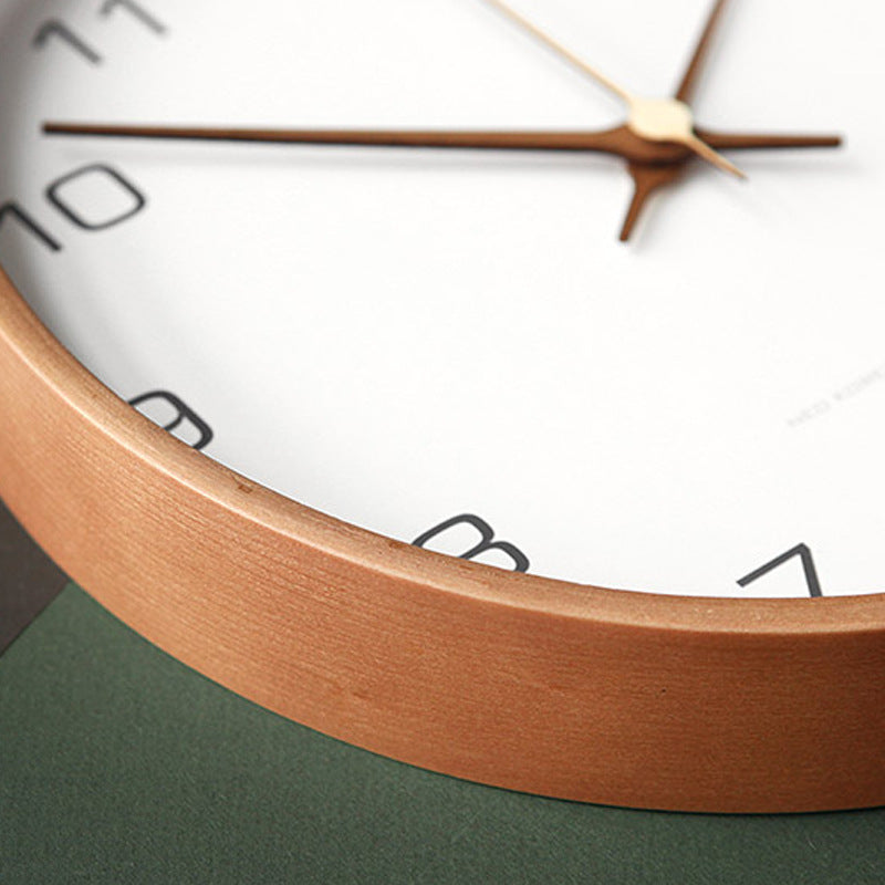 Rustic Wood Large Wall Clock for Home Decor