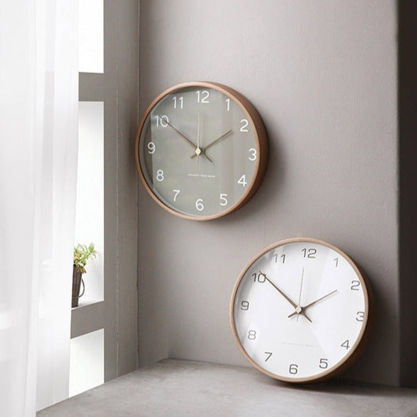 Rustic Wood Large Wall Clock for Home Decor