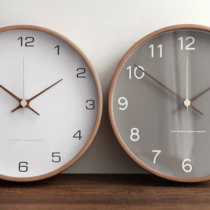 Rustic Wood Large Wall Clock for Home Decor