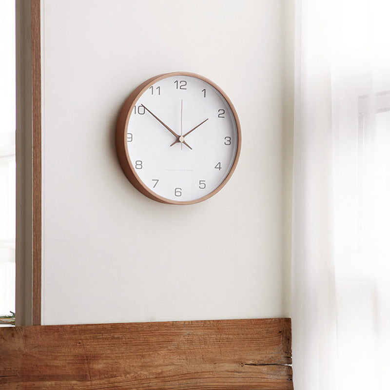 Rustic Wood Large Wall Clock for Home Decor