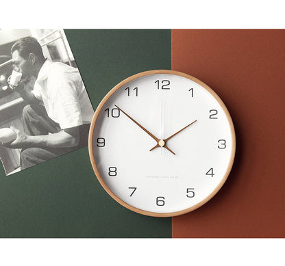 Rustic Wood Large Wall Clock for Home Decor