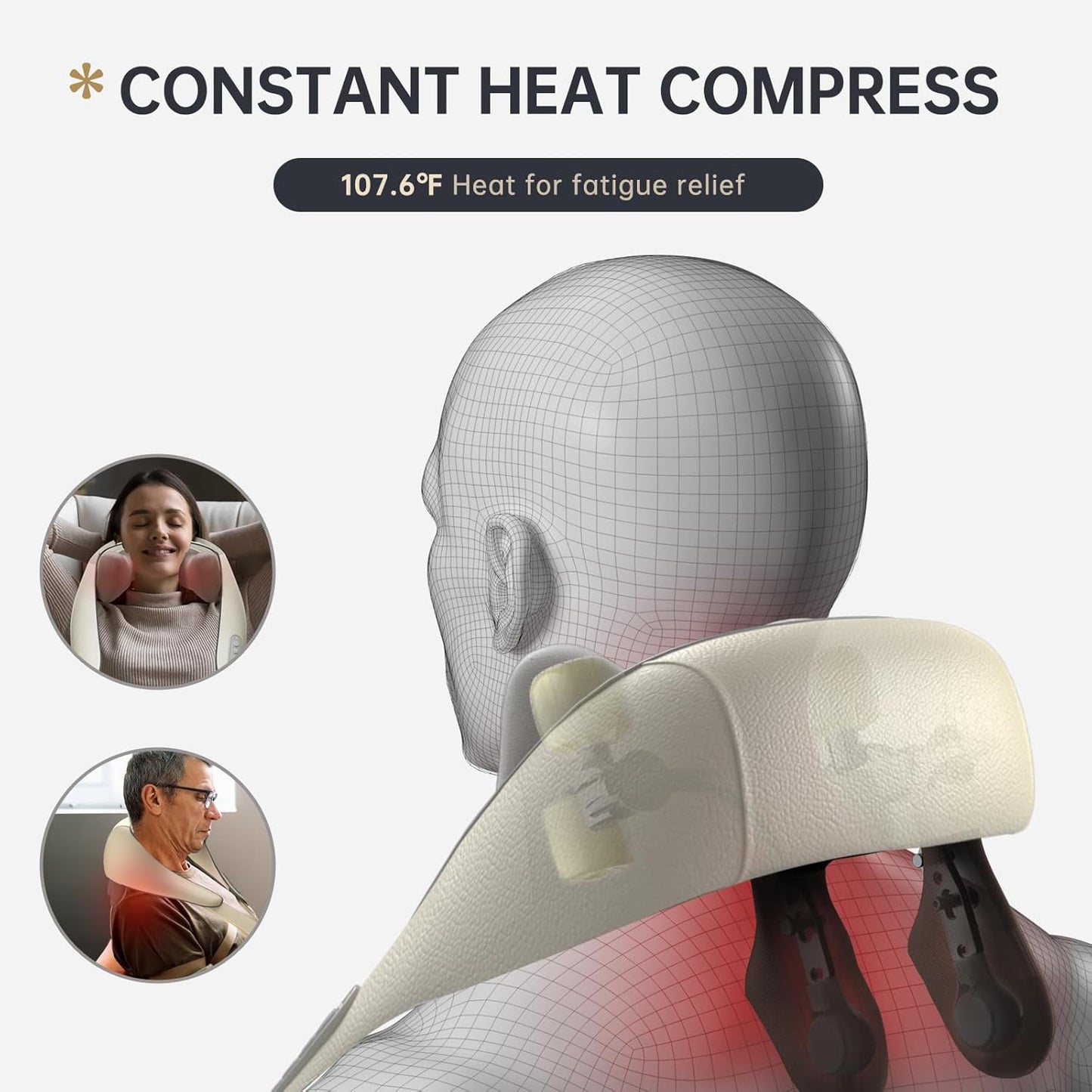 Powerful Electric Massager For Neck And Back Pain Relief