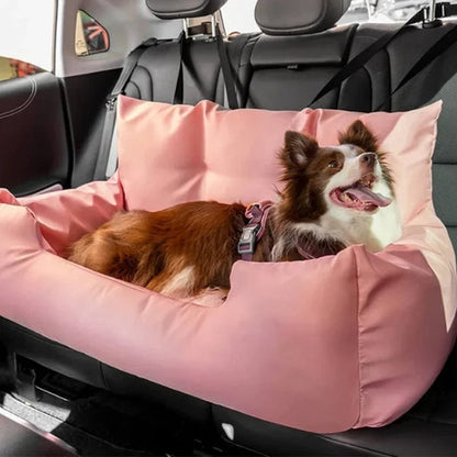 Comfy Pet Car Seat Bed For Dogs, Large Medium Sizes