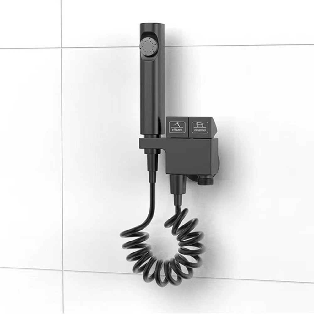 Portable Toilet Bidet Spray Kit With Adjustable Valve