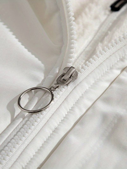 Warm Women's Down Filled Hooded Puffer Jacket