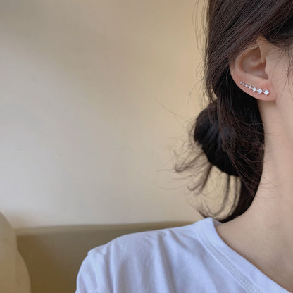 Sparkling Diamond Stud Earrings