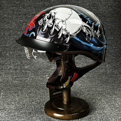 Lightweight Urban Half Face Helmet Quick Release Buckle