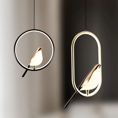Modern Black Crystal Pendant Ceiling Light Fixture - Lusomart