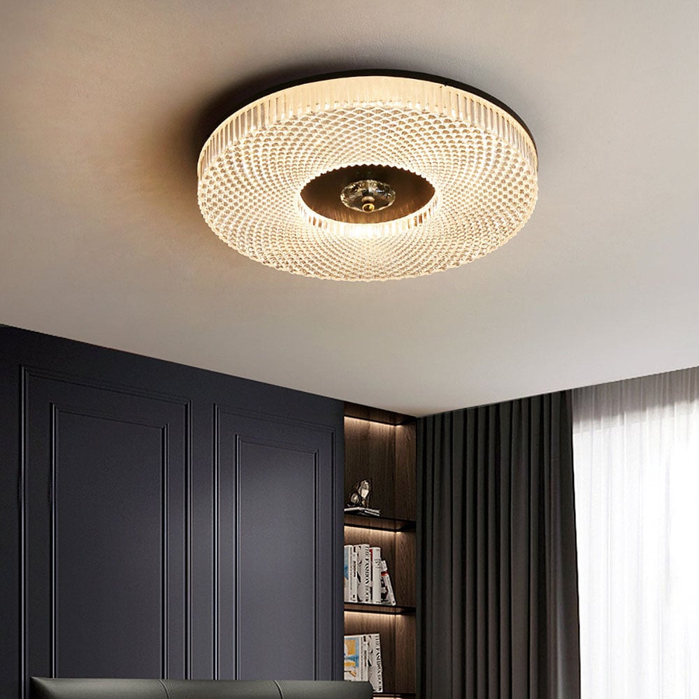 Slim Modern LED Ceiling Light in Metal Finish