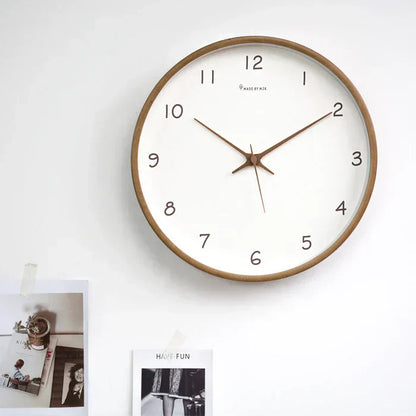 Quiet Wooden Analog Wall Clock