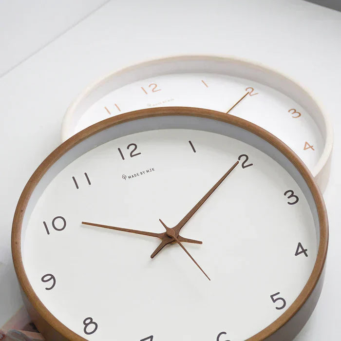 Quiet Wooden Analog Wall Clock