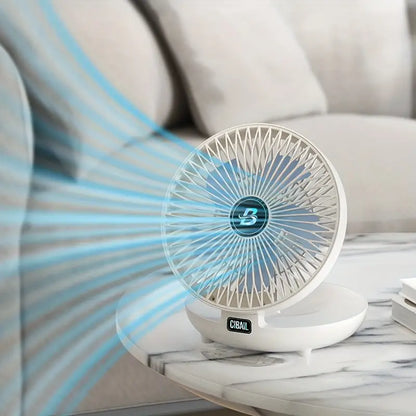 Compact USB Personal Desk Fan, Ultra Quiet for Office
