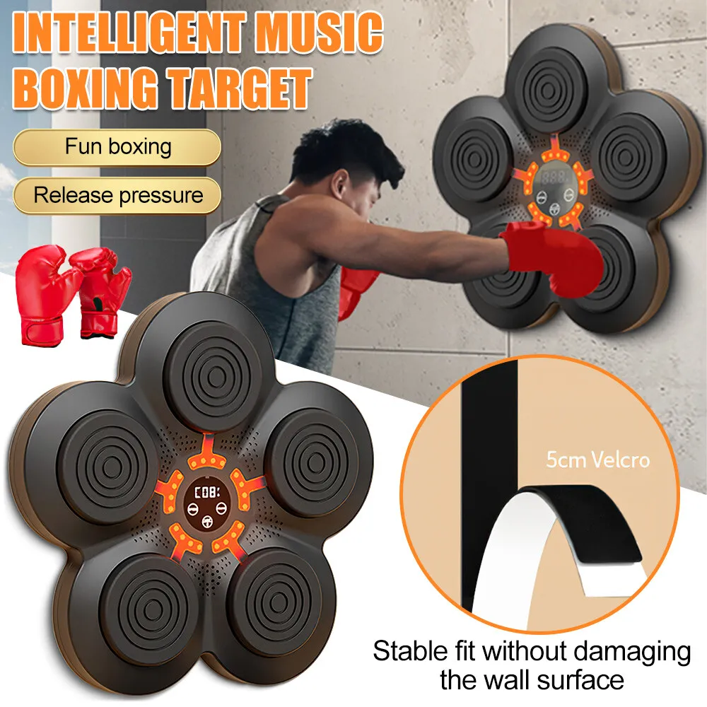Home Boxing Workout System with Music and Gloves