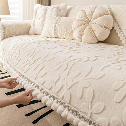 Luxury Soft Velvet Sofa Slipcover