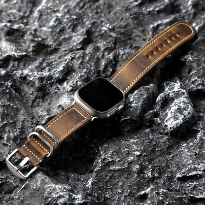 Classic Genuine Leather Apple Watch Strap