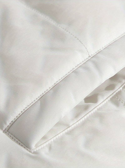 Warm Women's Down Filled Hooded Puffer Jacket