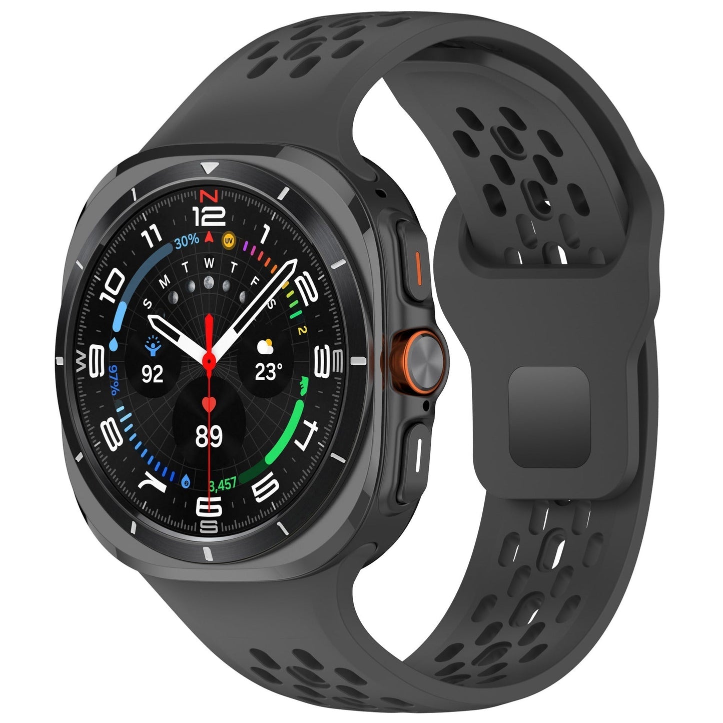 Comfortable Soft Silicone Band For Galaxy Watch 7 Ultra 47mm