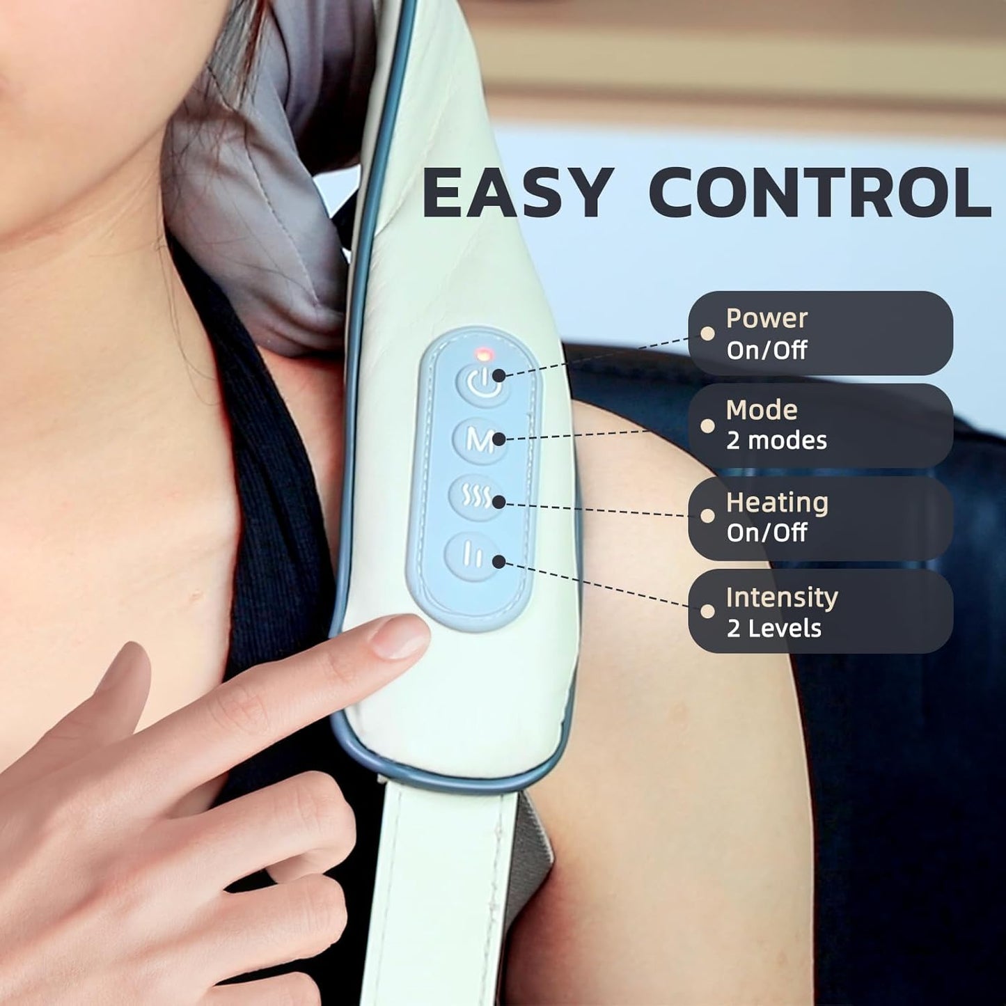 Powerful Electric Massager For Neck And Back Pain Relief
