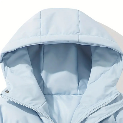 Warm Women's Hooded Puffer Coat for Winter